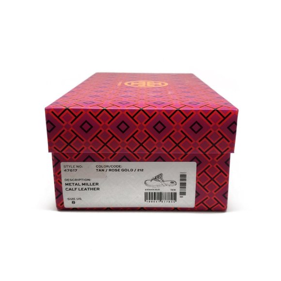 Tory Burch Metal Miller Leather Sandals in Tan - Picture 9 of 9